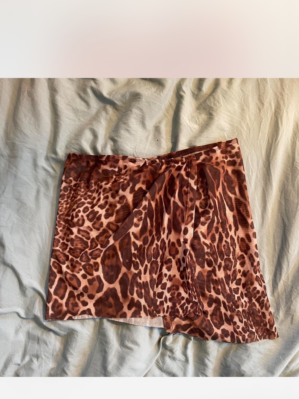 Lioness Brown Animal Print beach skirt